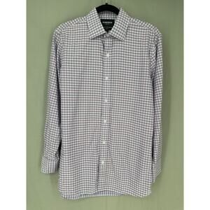 Bonobos Blue and White Check Dress Shirt